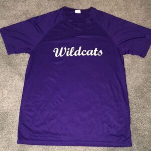Kansas State Northwestern Wildcats #25 purple Baseball Practice jersey shirt L
